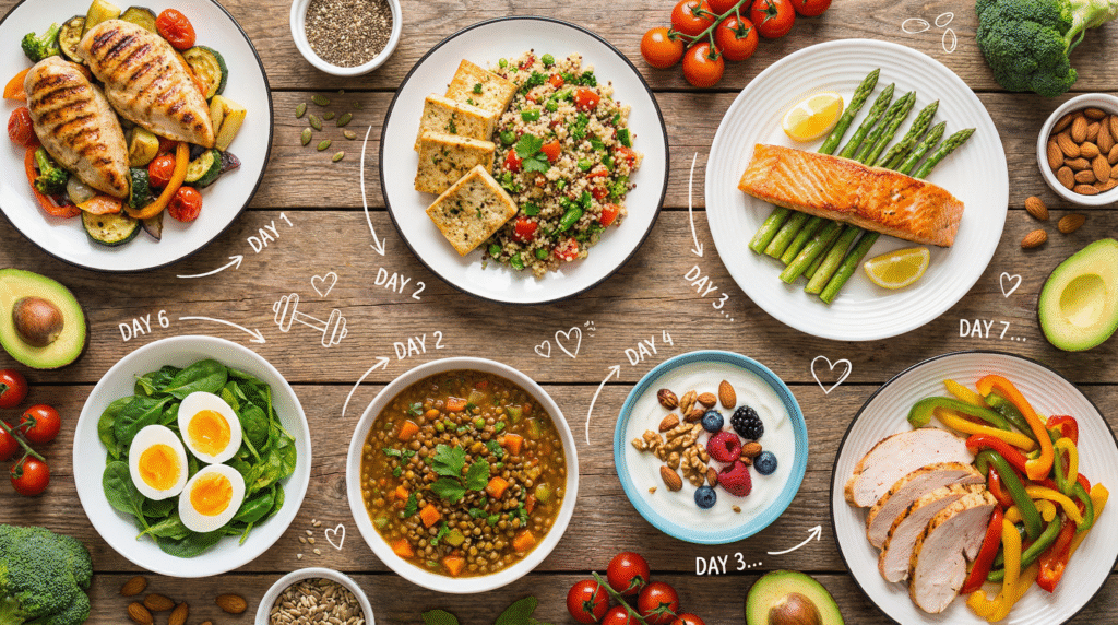 7-Day Protein Diet Plan for Weight Loss